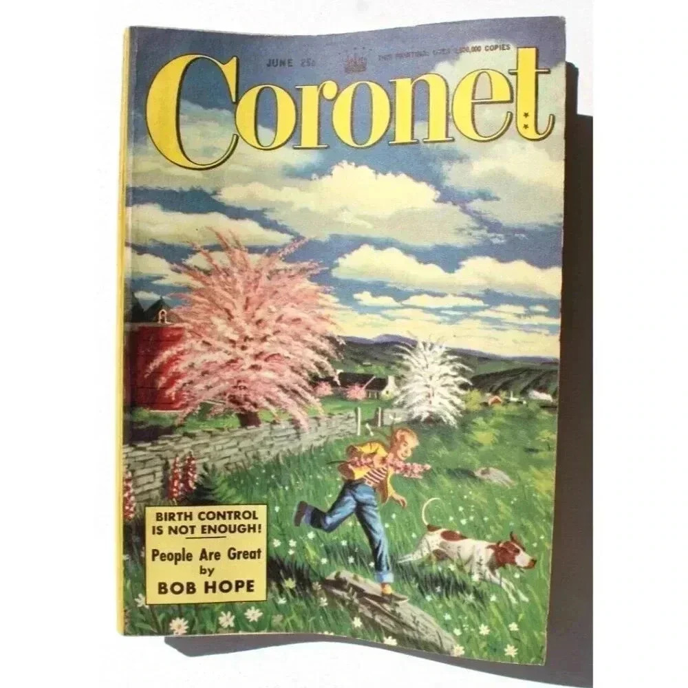 Vintage JUNE 1950 Vol. 28 No. 2 Coronet Magazine 164 - Birth Control Bob Hope